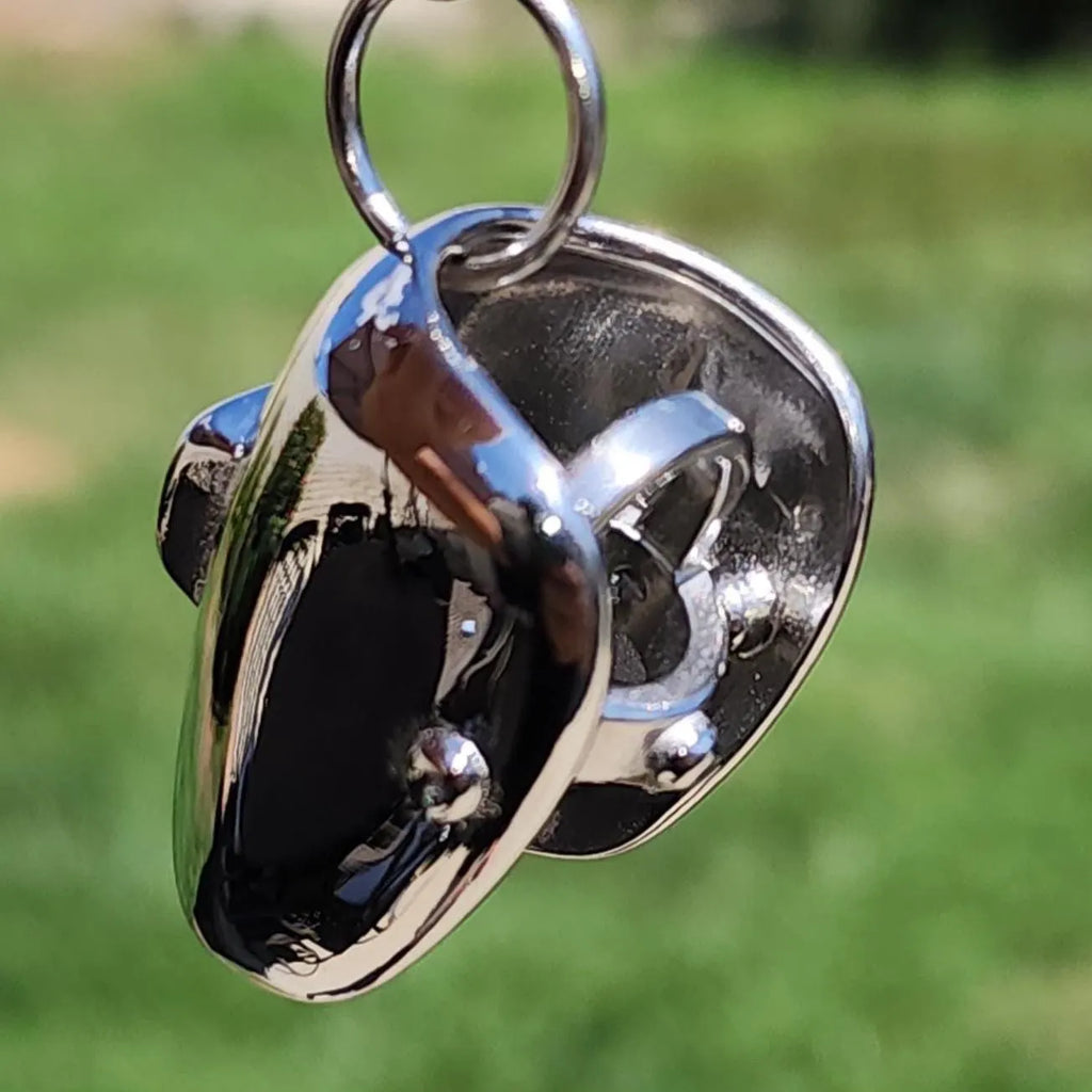 Welding Hood Necklace, 316L Stainless Steel, Industrial Chain, Graduation Gift, Welder Gift, Union Welder, Dad Gifts, Blue Collar, Keychain
