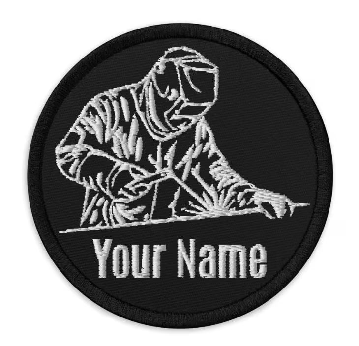 Personalized Welder Patch, Custom Welder Patch, Welder Name Patch, Welder Jacket Patch, Welder Gift, Welder Graduation